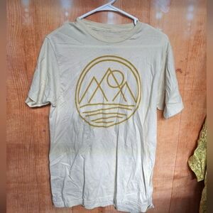 Sonoma Cream Short Sleeve Tee with Geometric Design